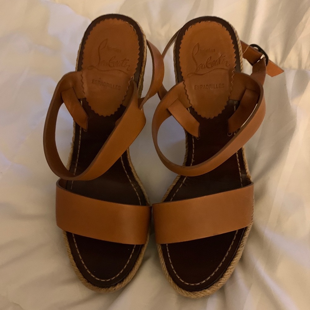 Christian Louboutin Platform Sandals Size 7